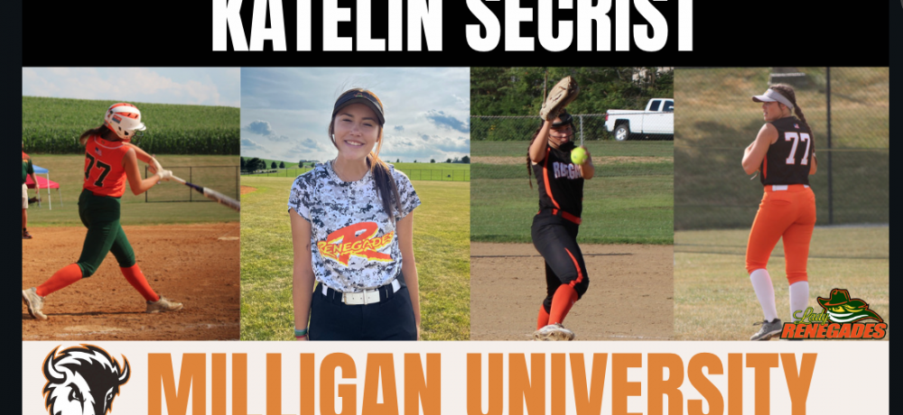 KATELIN SECRIST COMMITTED TO MILLIGAN UNIVERSITY!